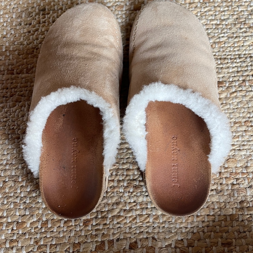 Jenni Kayne sherling mules